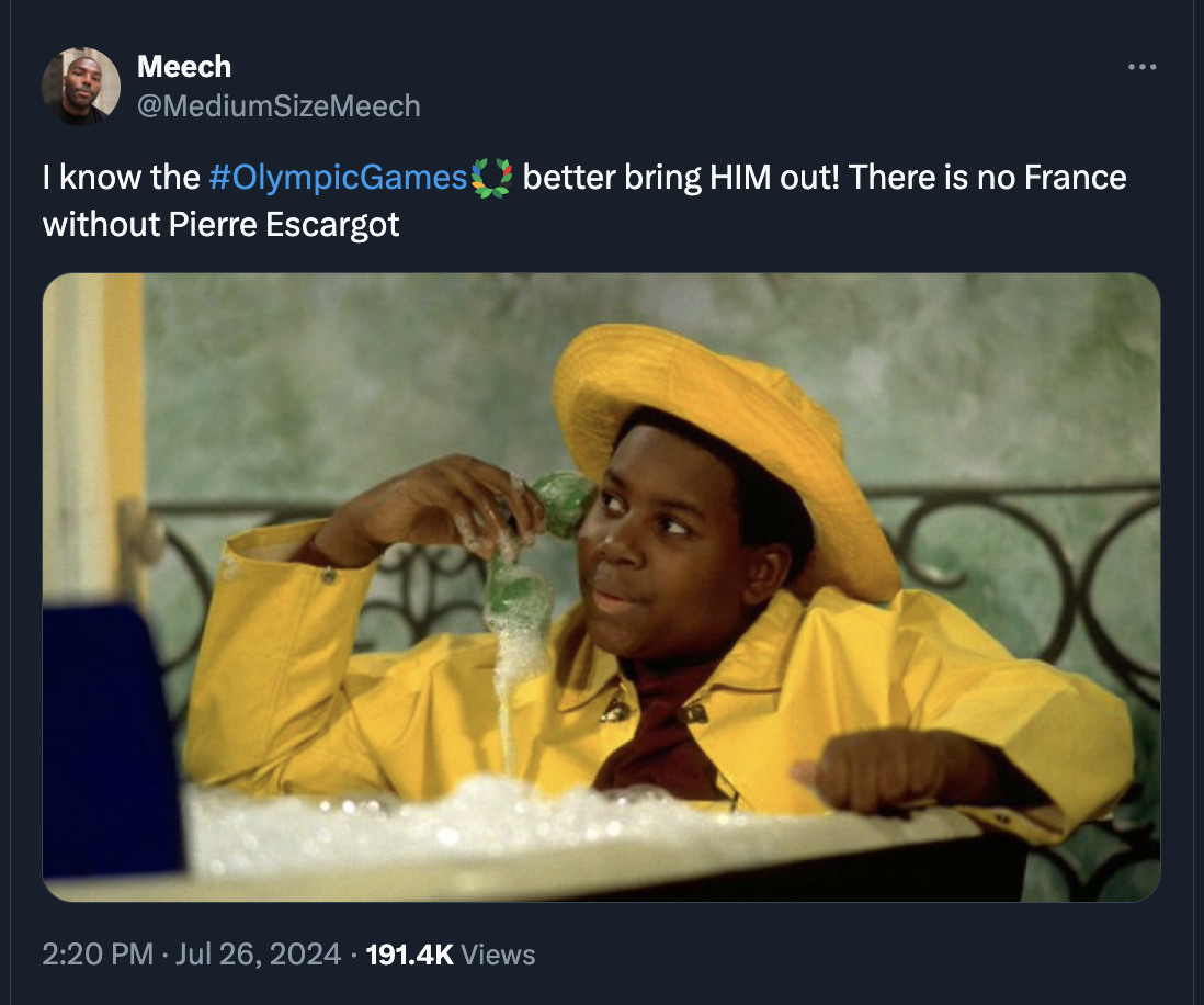 baggin saggin barry - Meech I know the bring Him out! There is no France without Pierre Escargot Gg Views